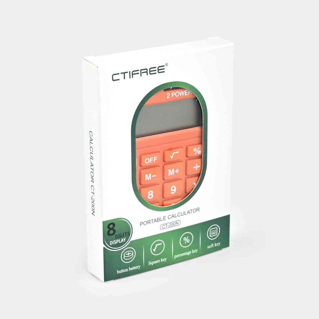 CTIFREE CT-200N Pocket Calculator with Protective Cover