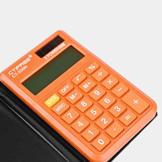 CTIFREE CT-200N Pocket Calculator with Protective Cover