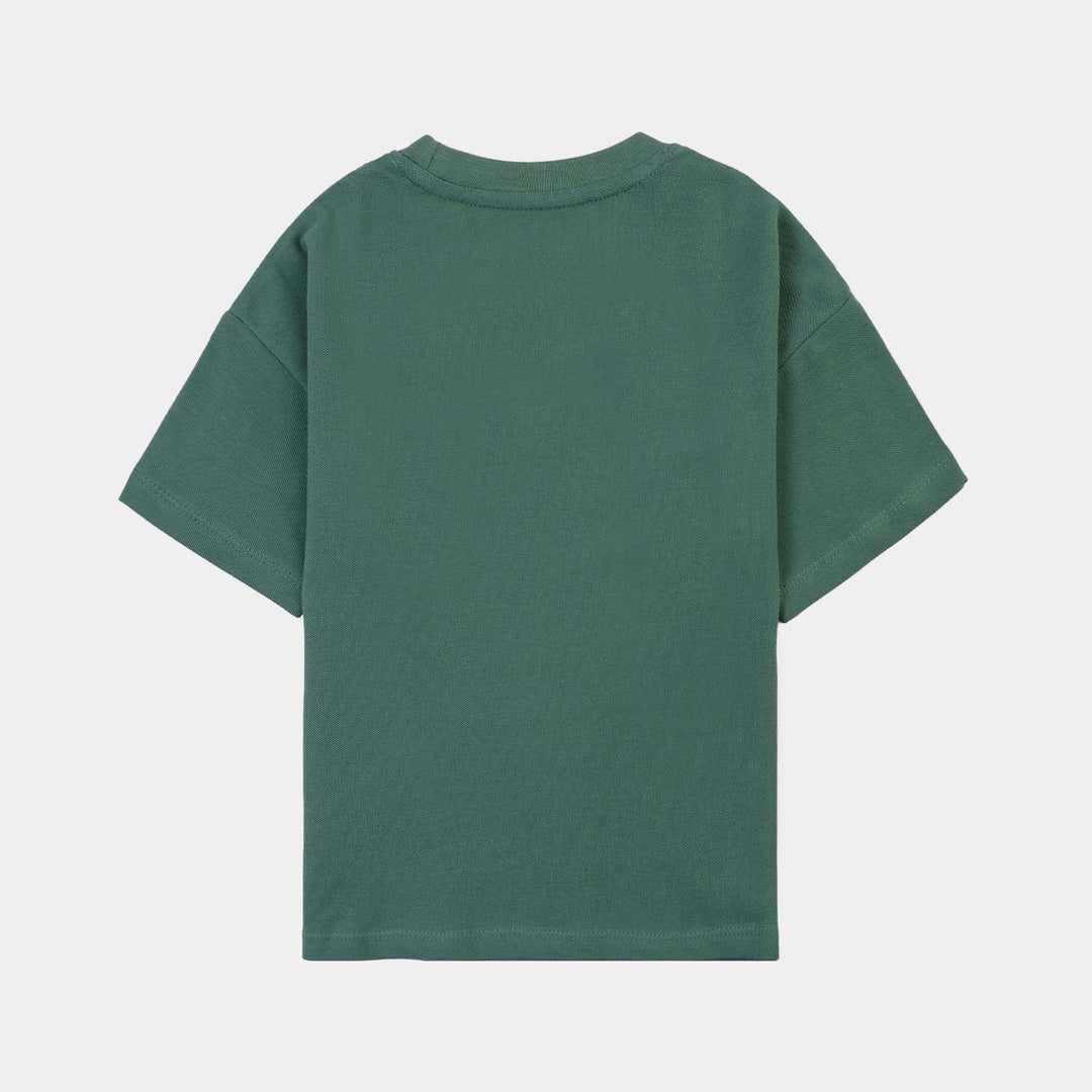 Boys Cotton T-Shirt Surf Enjoy The Life- Blue