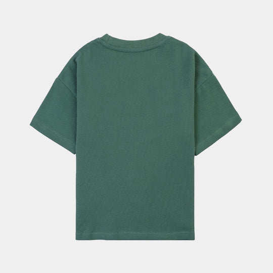 Boys Cotton T-Shirt Surf Enjoy The Life- Blue