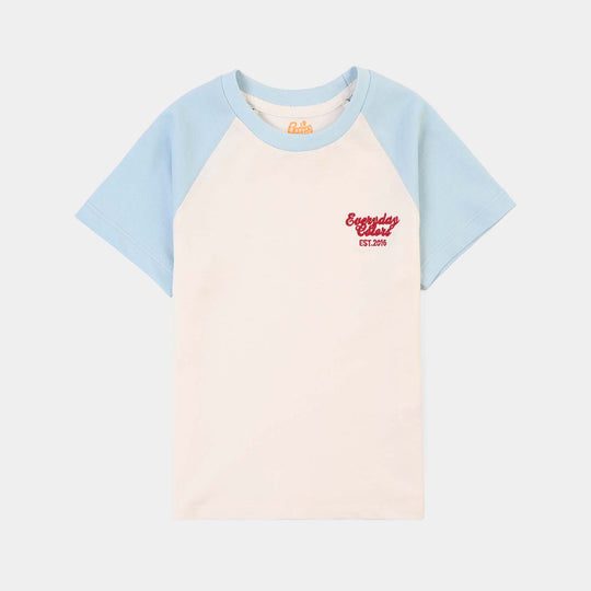 Boys Cotton PK T-Shirt Everyday- OFF White