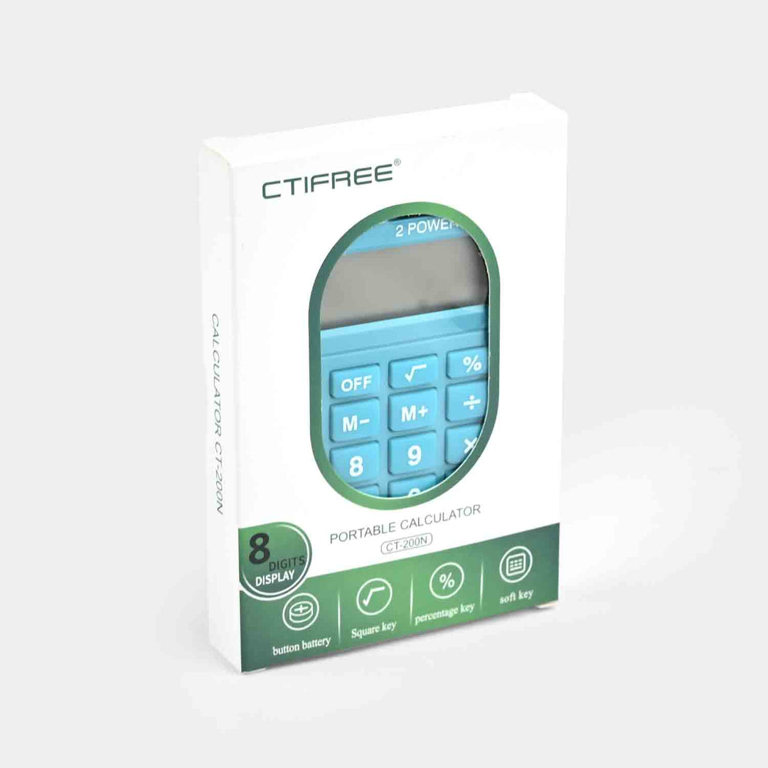 CTIFREE CT-200N Pocket Calculator with Protective Cover