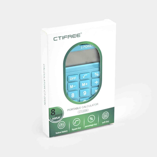 CTIFREE CT-200N Pocket Calculator with Protective Cover