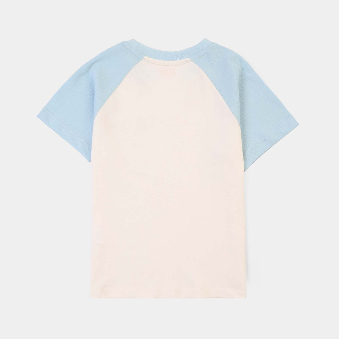 Boys Cotton PK T-Shirt Everyday- OFF White