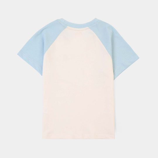 Boys Cotton PK T-Shirt Everyday- OFF White