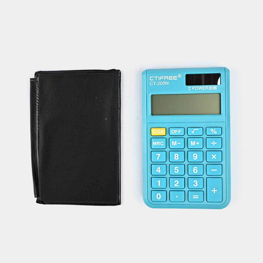 CTIFREE CT-200N Pocket Calculator with Protective Cover