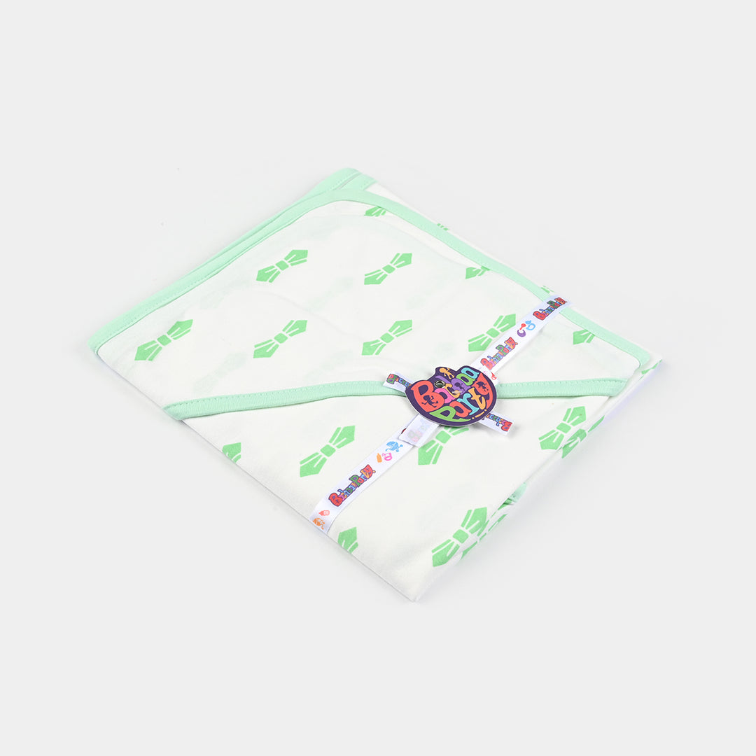 Baby Printed Wrapping Sheet Bow