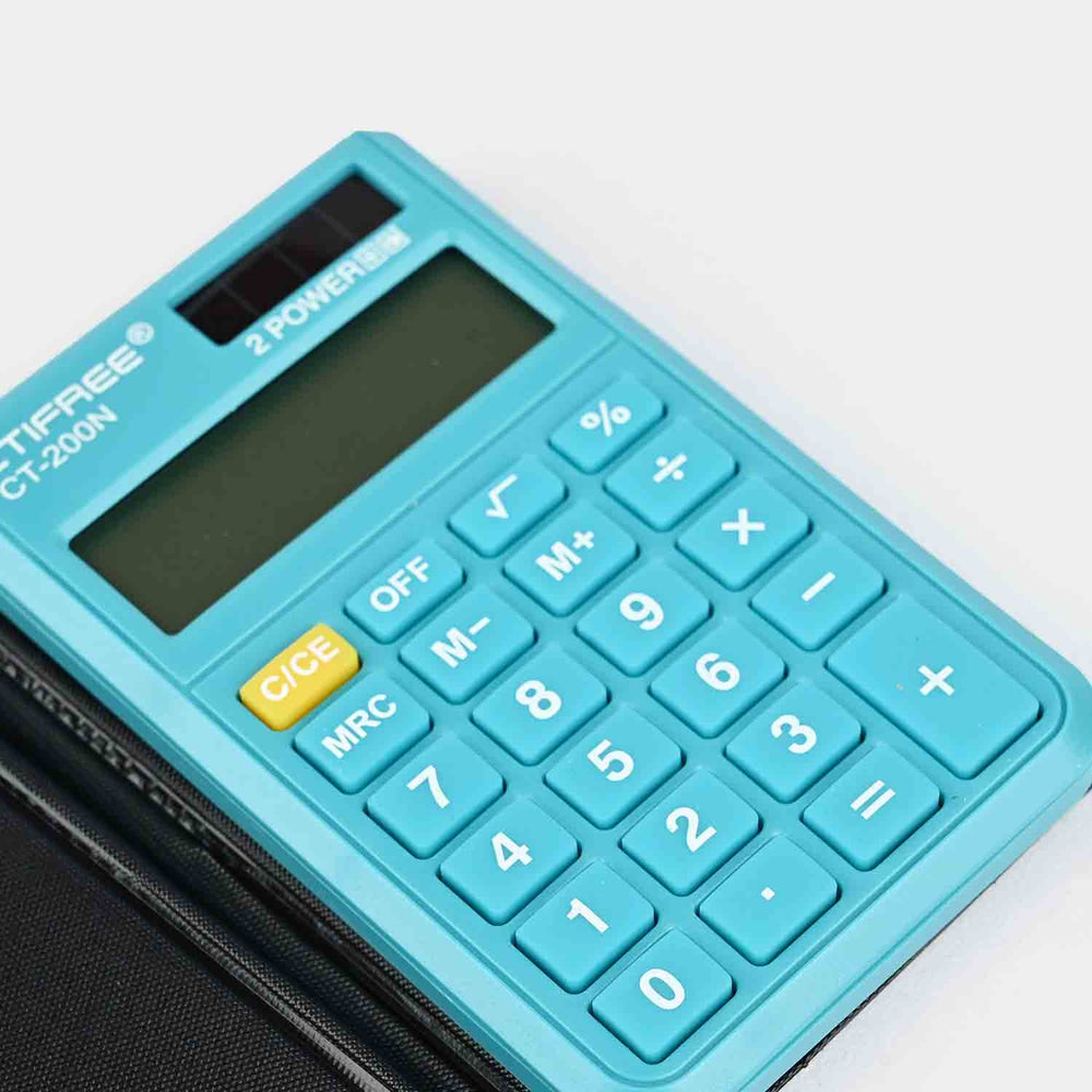 CTIFREE CT-200N Pocket Calculator with Protective Cover