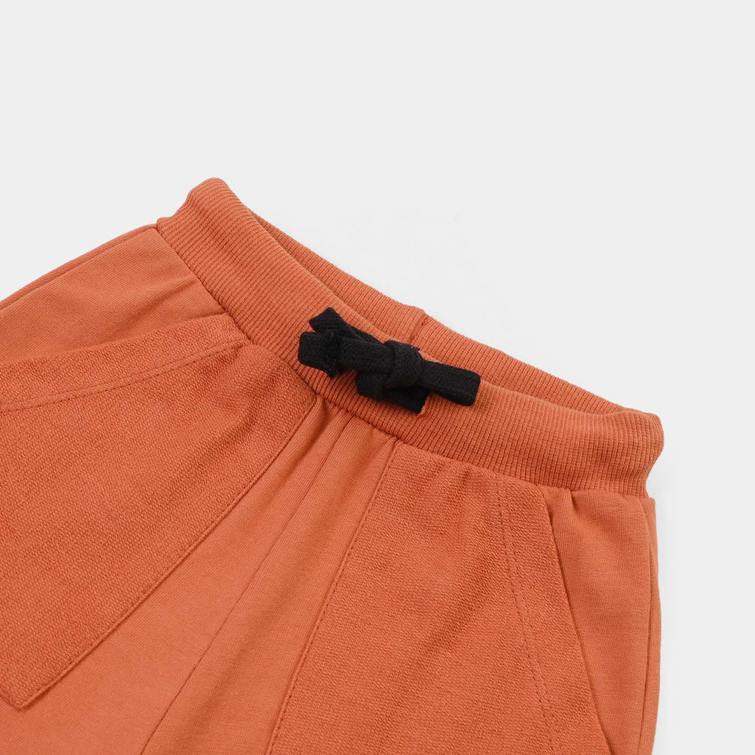 Boys Jersey/Terry Short The Future-Rust