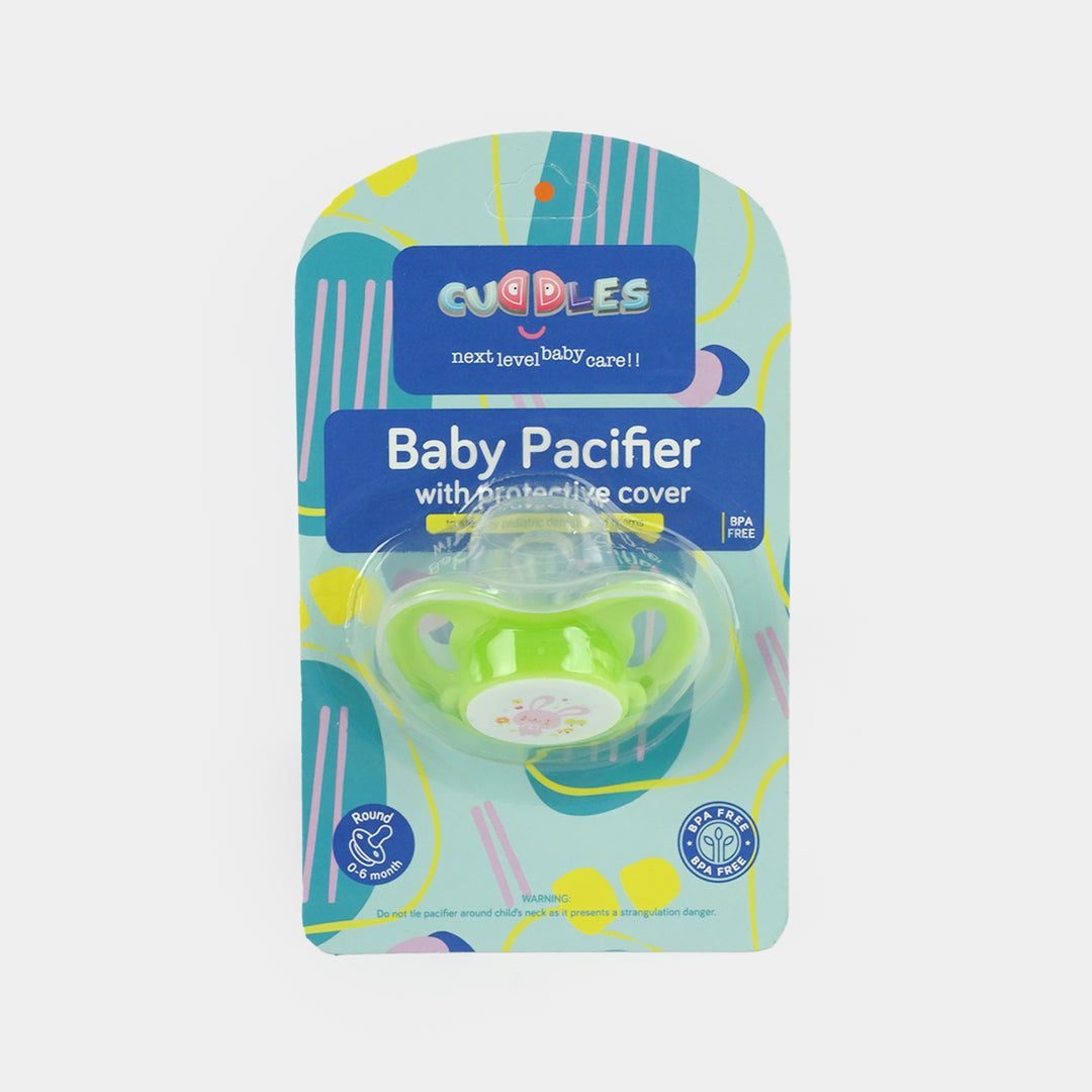 Soothing Baby Pacifier with Protective Cover 0-6M