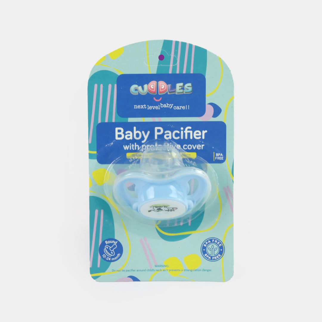 Soothing Baby Pacifier with Protective Cover 12-24M