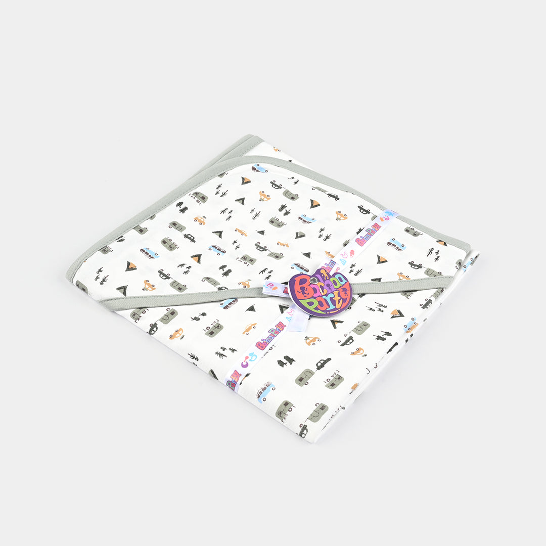 Baby Printed Wrapping Sheet Small Car