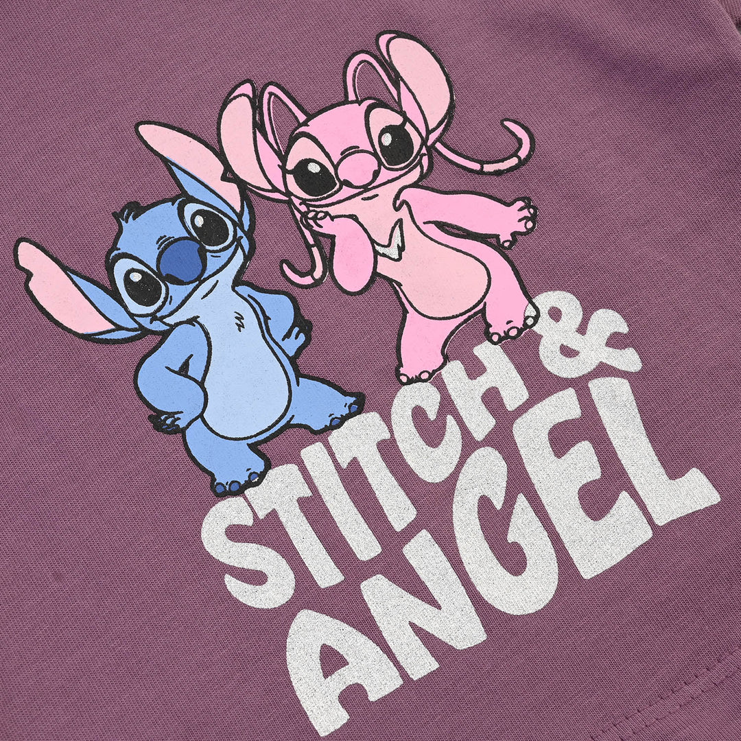 Infant Girls 2x1 Rib T-Shirt Stitch Angel