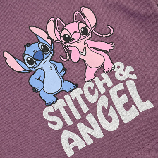 Infant Girls 2x1 Rib T-Shirt Stitch Angel