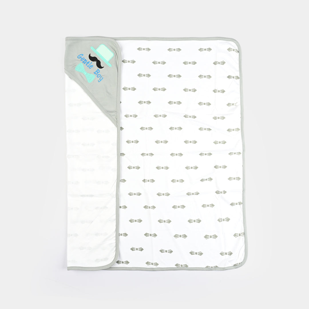 Baby Printed Wrapping Sheet Bow