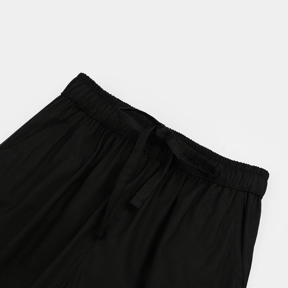 Boys Cotton Pajama - Black