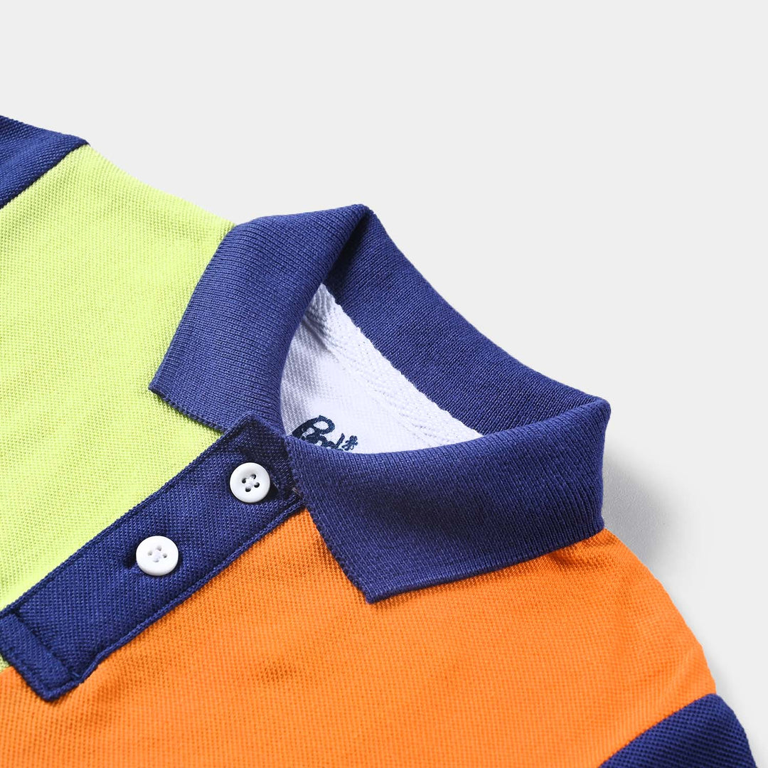 Infant Boys Cotton PK Polo Dude-Mix.