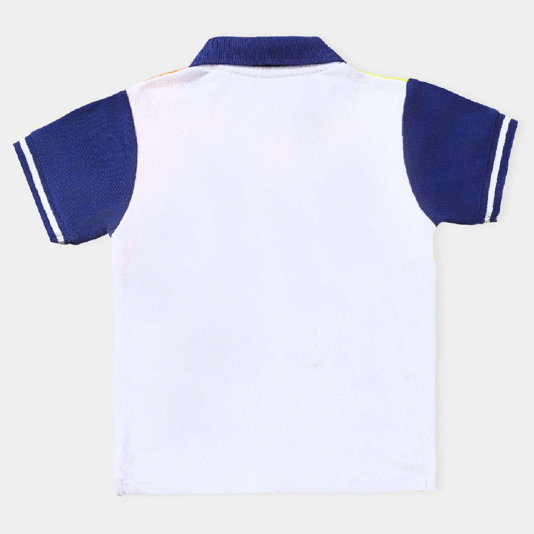 Infant Boys Cotton PK Polo Dude-Mix.