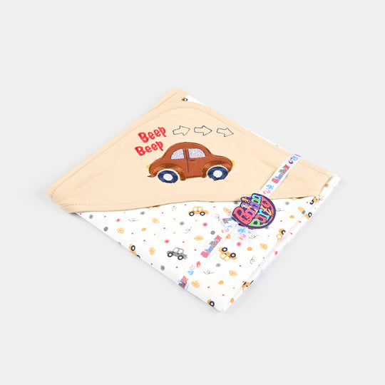 Baby Printed Wrapping Sheet Small Car