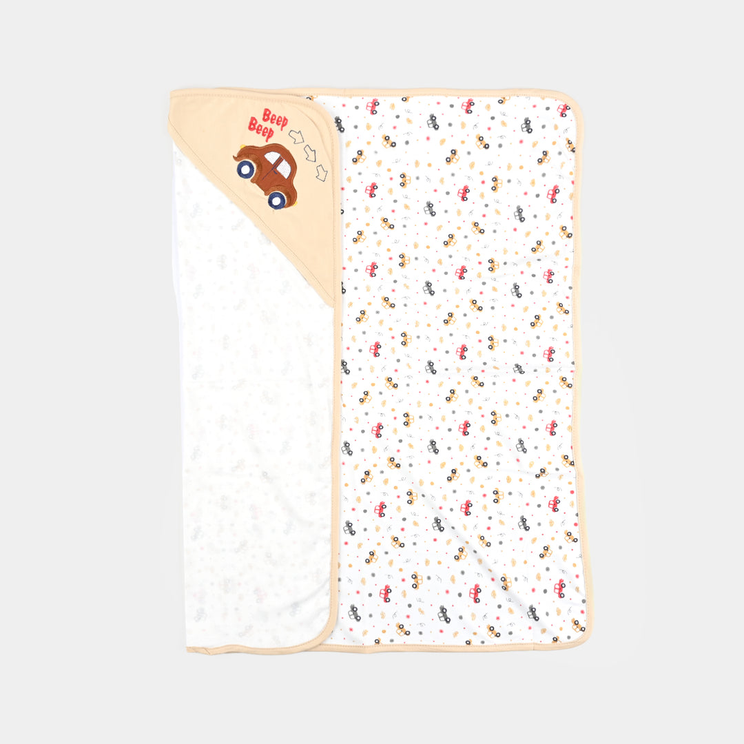 Baby Printed Wrapping Sheet Small Car