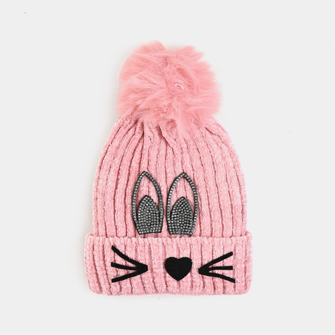 Winter Woolen Cap E-C-Pink-122 Price in Pakistan Bachaa Party