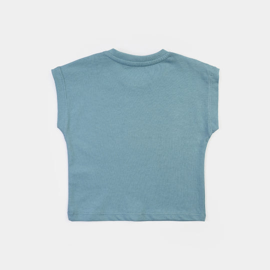 Infant Boys Jersey/Terry Sando Stitch- Blue