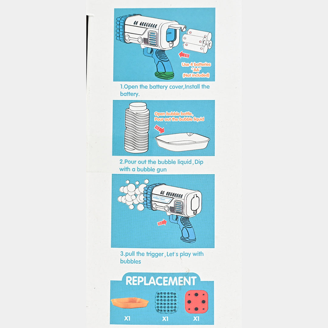 Electric Bubble Blaster Machine for Kids