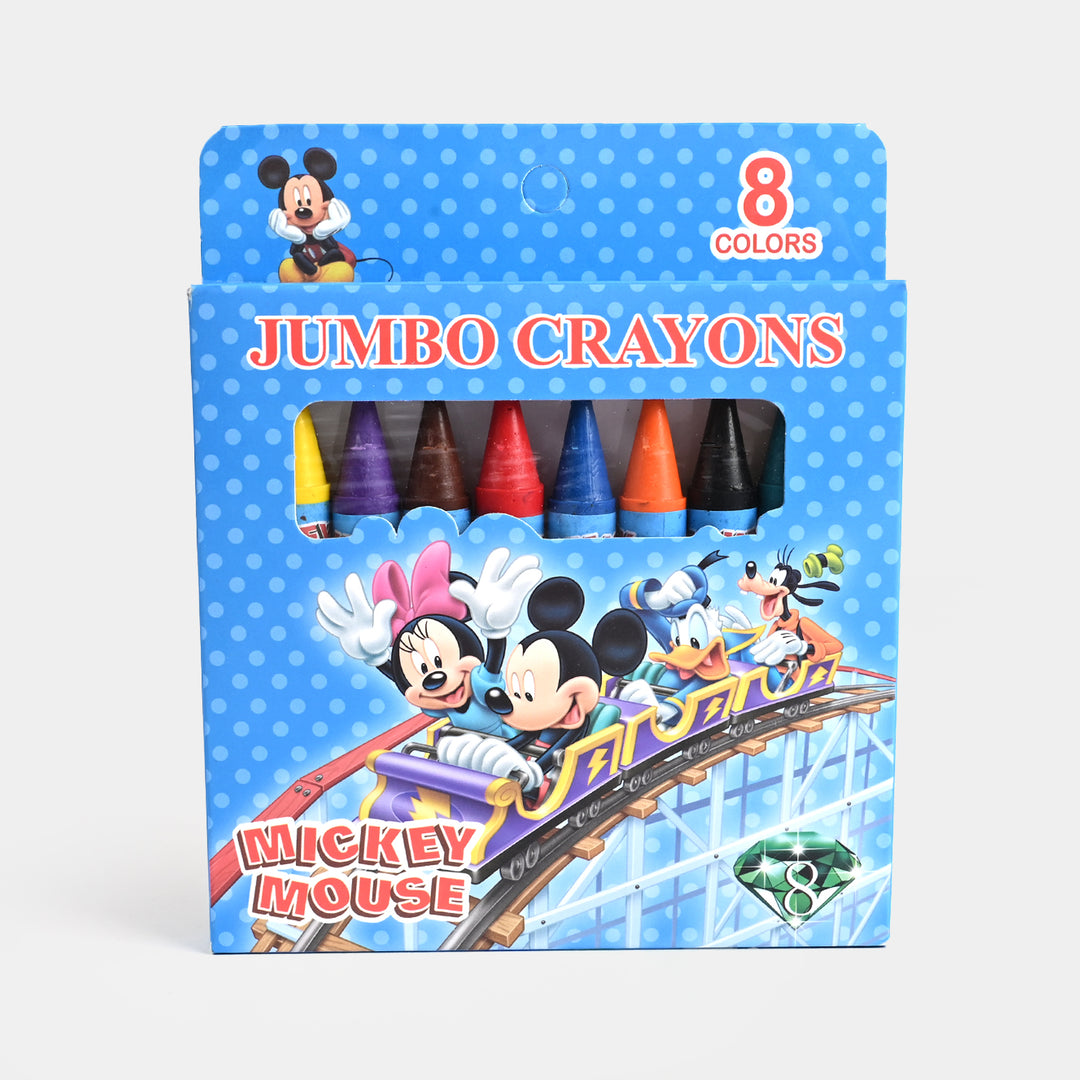 FUN & ART JUMBO CRAYON COLOR | 8PCs