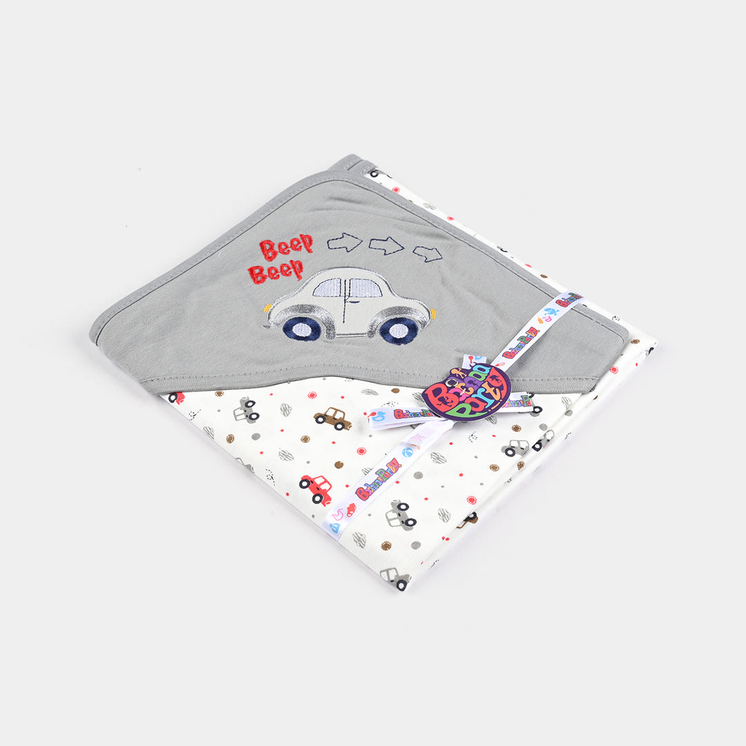 Baby Printed Wrapping Sheet Small Car