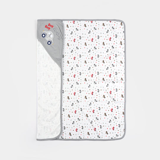 Baby Printed Wrapping Sheet Small Car