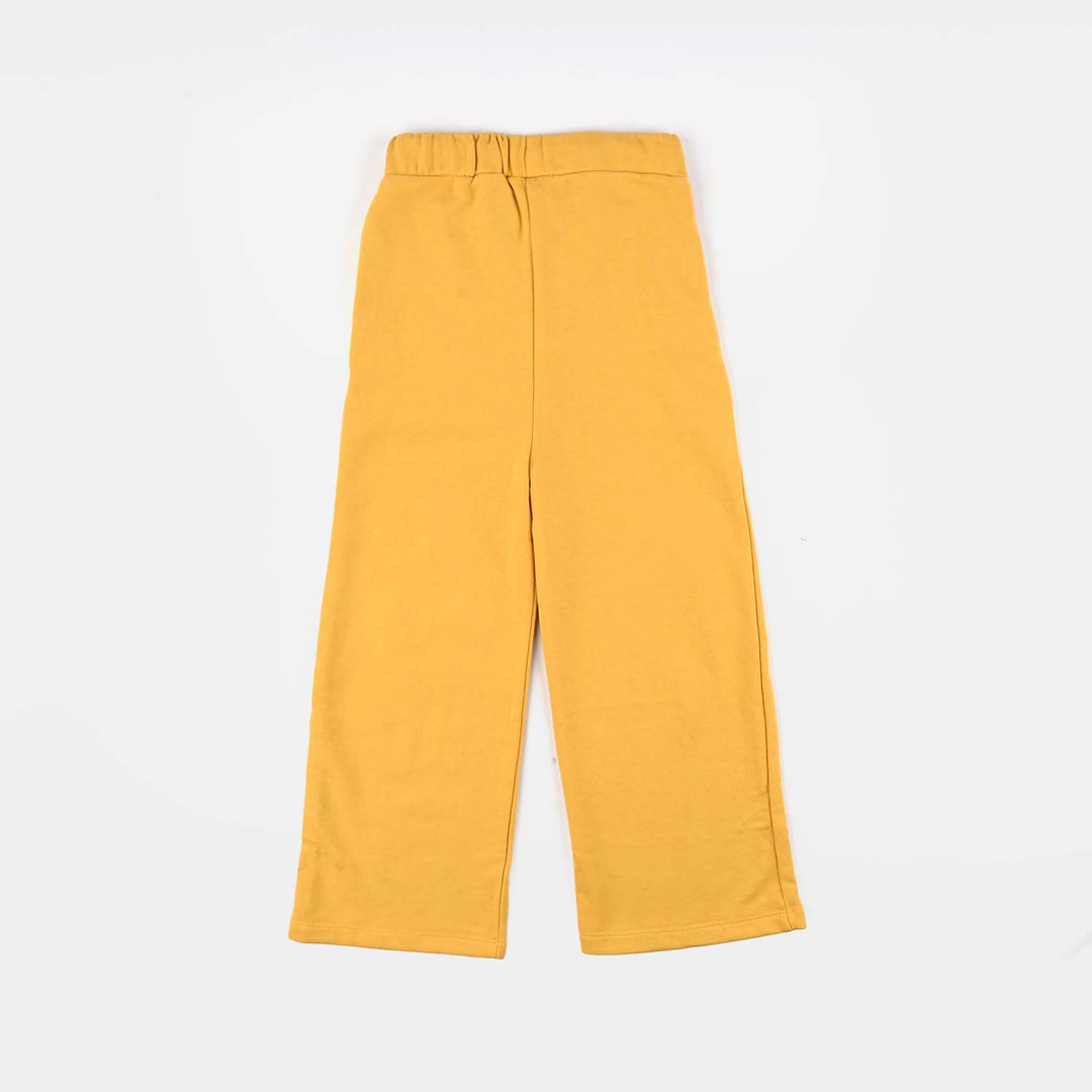 Girls Jersey/Terry 2 Piece Suit Feeling Good-Yellow