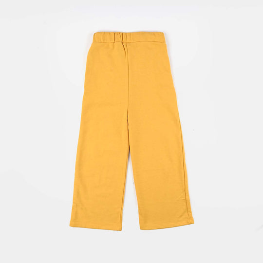 Girls Jersey/Terry 2 Piece Suit Feeling Good-Yellow