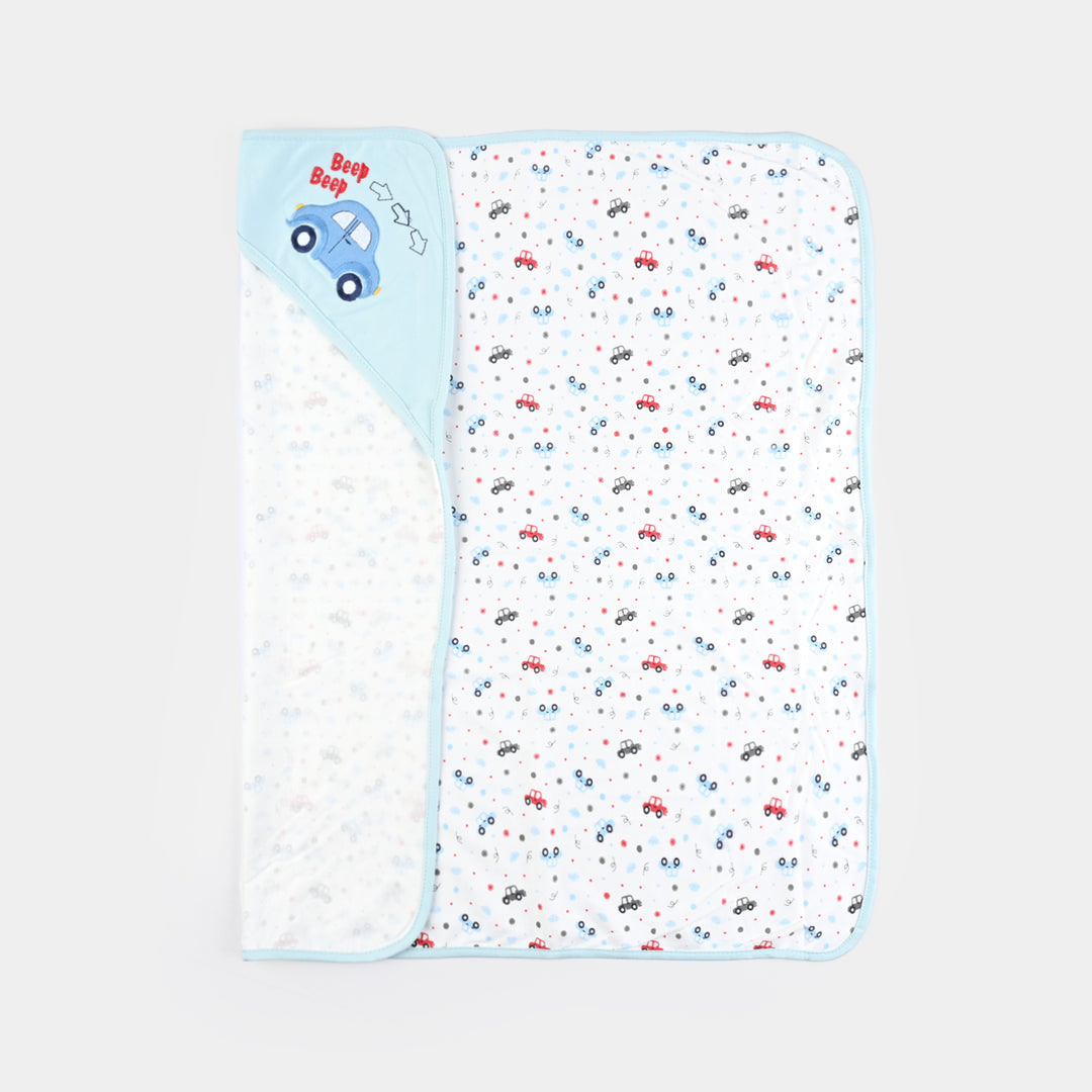 Baby Printed Wrapping Sheet Small Car