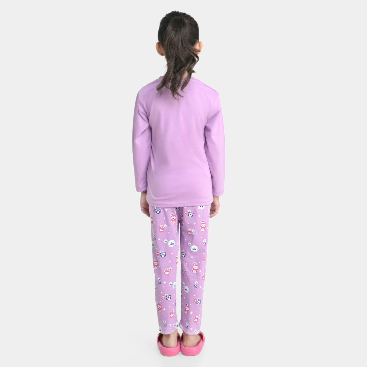 Girls Knitted Night Suit Sleep Tight-Sky Blue