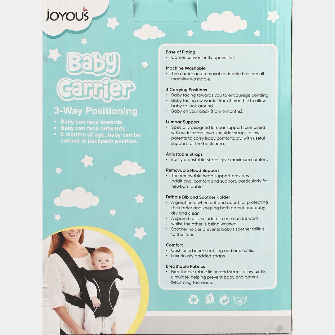 Baby Carrier Joyous 3-Way Positioning