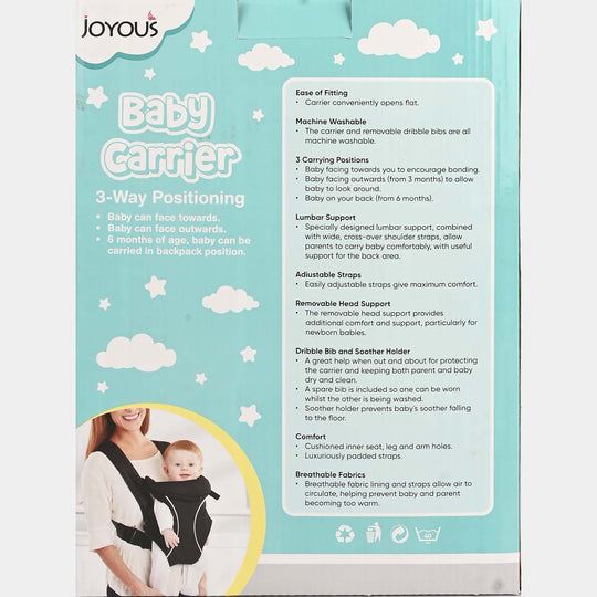 Baby Carrier Joyous 3-Way Positioning