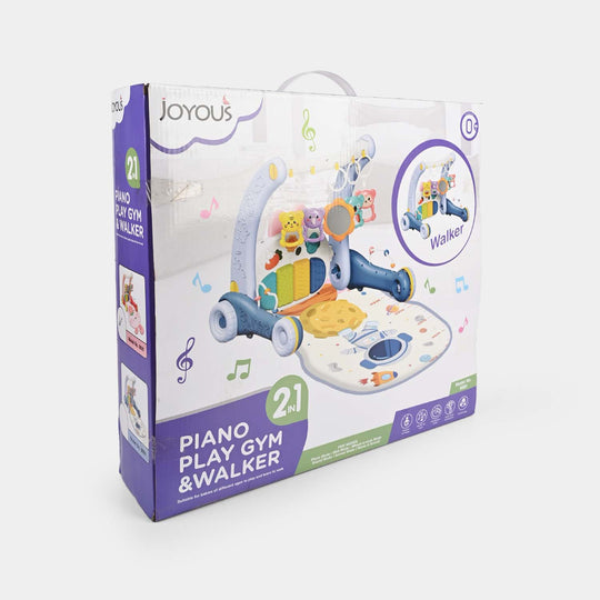 2 in 1 Piano Play Gym & Walker | 9881 Red