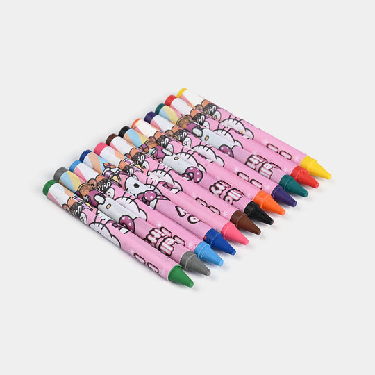 12-Color Crayon Set