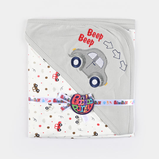 Baby Printed Wrapping Sheet Small Car