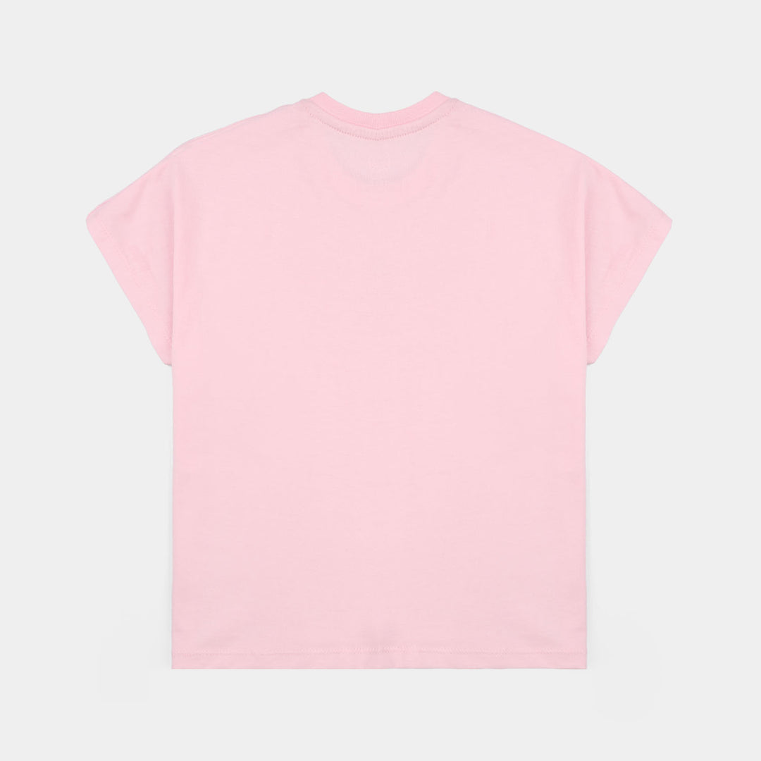 Girls Jersey/Terry 2-Piece Suit (Own Island) - Pink