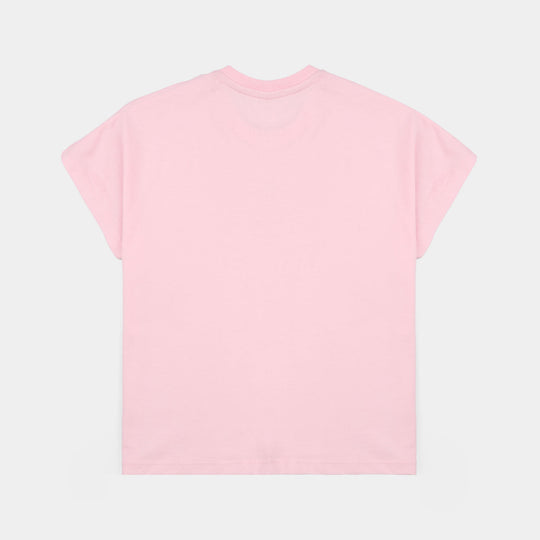 Girls Jersey/Terry 2-Piece Suit (Own Island) - Pink