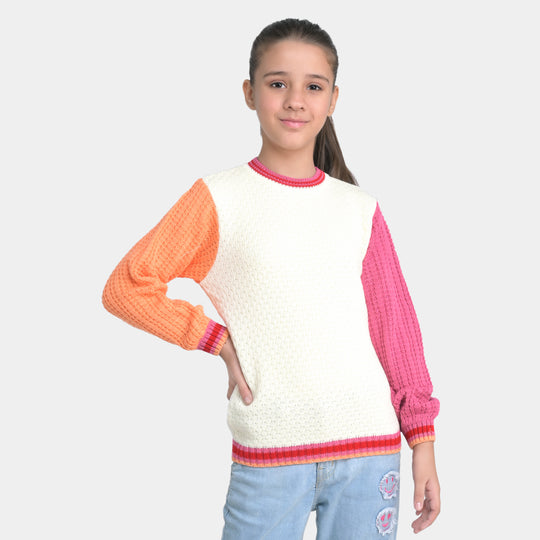 Girls Sweater -Multi