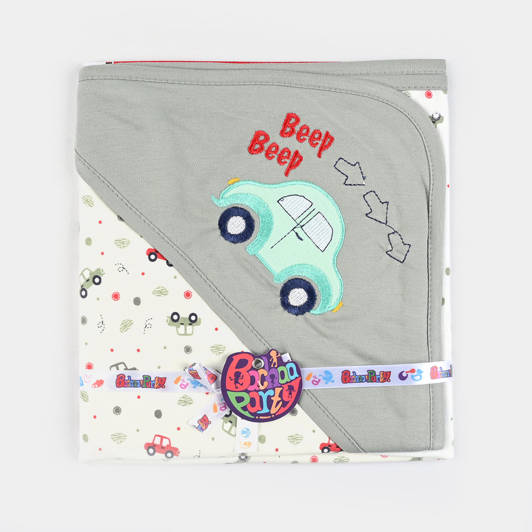 Baby Printed Wrapping Sheet Small Car