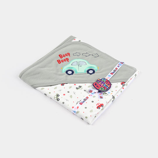 Baby Printed Wrapping Sheet Small Car