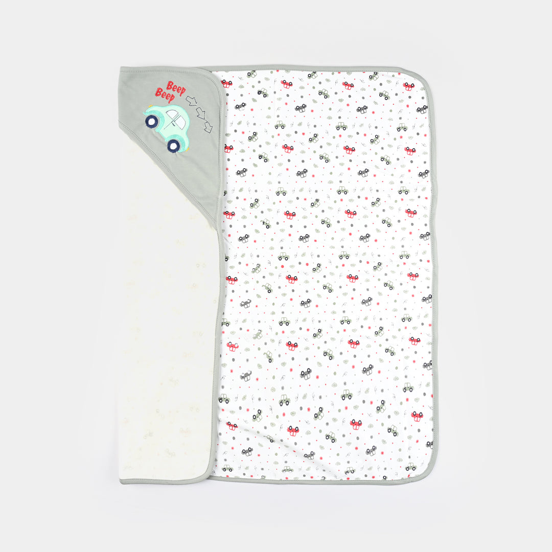 Baby Printed Wrapping Sheet Small Car