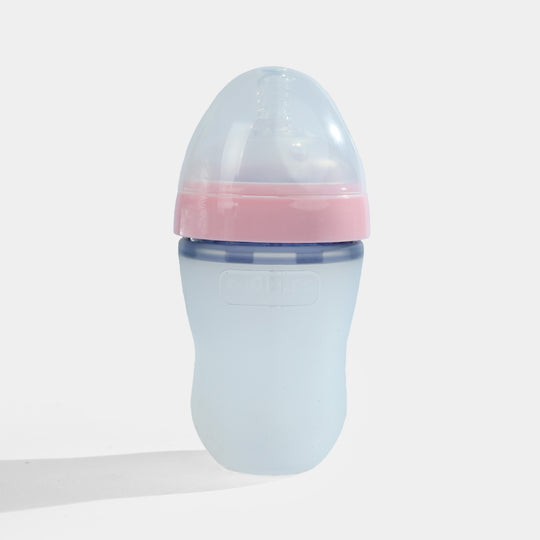 Full Silicon Feeding Bottle 240Ml Pink