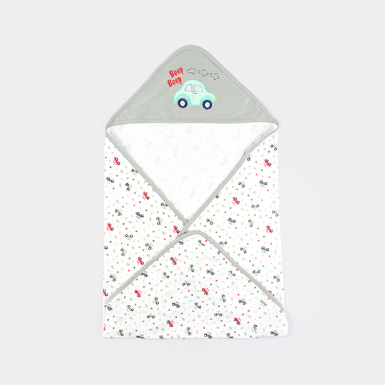 Baby Printed Wrapping Sheet Small Car