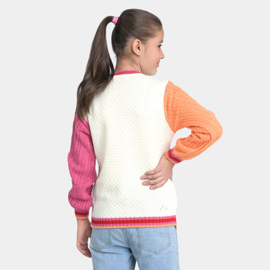 Girls Sweater -Multi