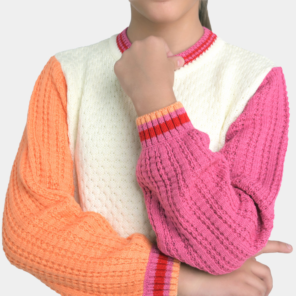 Girls Sweater -Multi