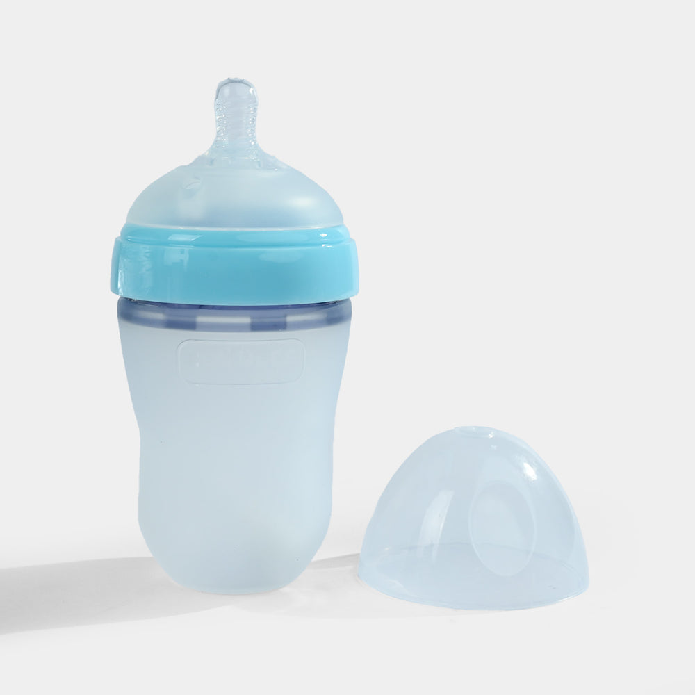 Full Silicon Feeding Bottle 240Ml Blue